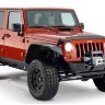 Расширители колесных арок Jeep Wrangler JK 07-18 к-кт 4 шт. Flat Bushwacker 10918-07