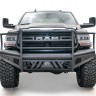 Передний бампер с защитной дугой Black Steel Elite Dodge Ram 2500/3500/4500/5500 10-18 Fab Fours DR10-Q2960-1