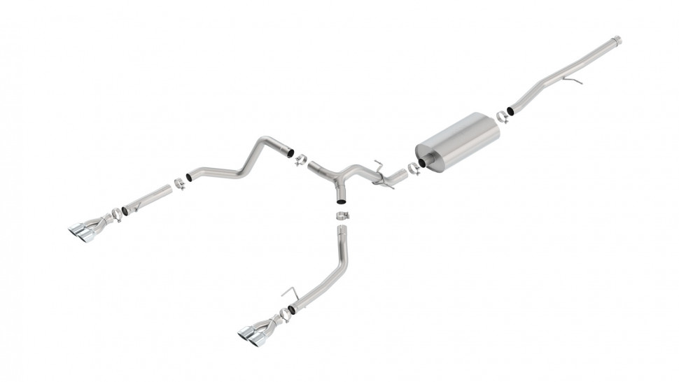 Выхлопная система Chevrolet Silverado/GMC Sierra 1500 19-22 Borla 140780