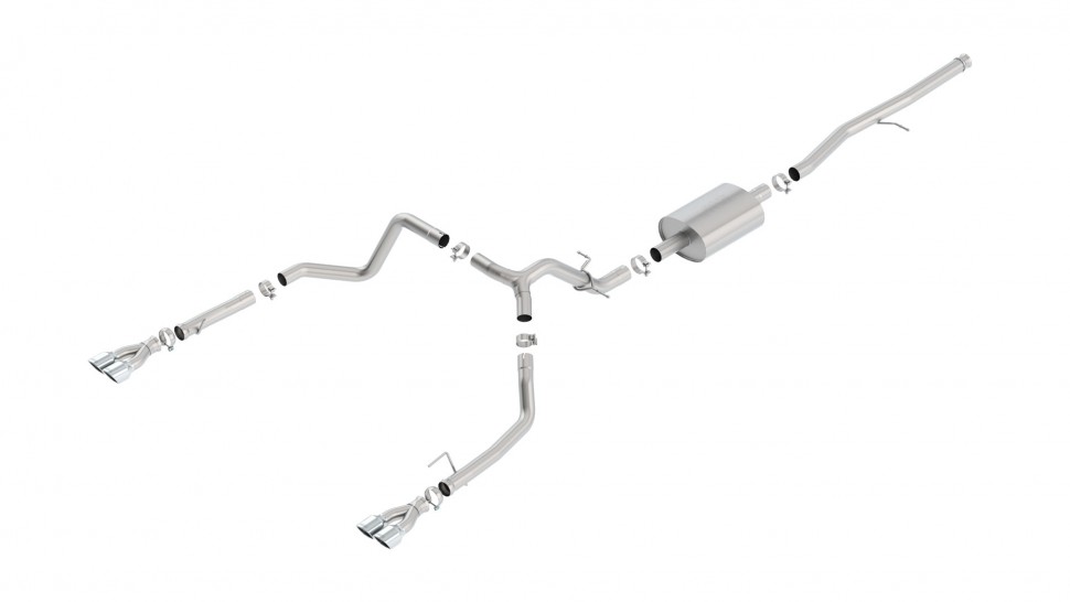 Выхлопная система Chevrolet Silverado/GMC Sierra 1500 19-22 Borla 140781