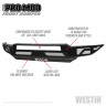 Передний бампер Westin Automotive Pro-Mod Modular Chevrolet Silverado 1500 19-20 New Body Style (58-41215)