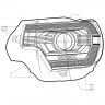 Комплект передних фар Toyota Tacoma 12-15 LUXX-Series AlphaRex 880750