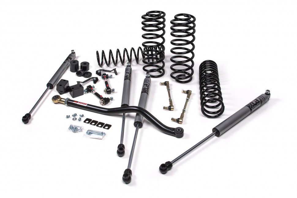 Лифт кит подвески 2.5" J-Venture Jeep Wrangler JL 18-22 4Door с амортизаторами FOX 2.0 Performance/стандартные пружины JKS JSPEC117KFP