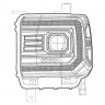 Комплект передних фар GMC Sierra 1500/2500/3500 14-18 PRO-Series AlphaRex 880612
