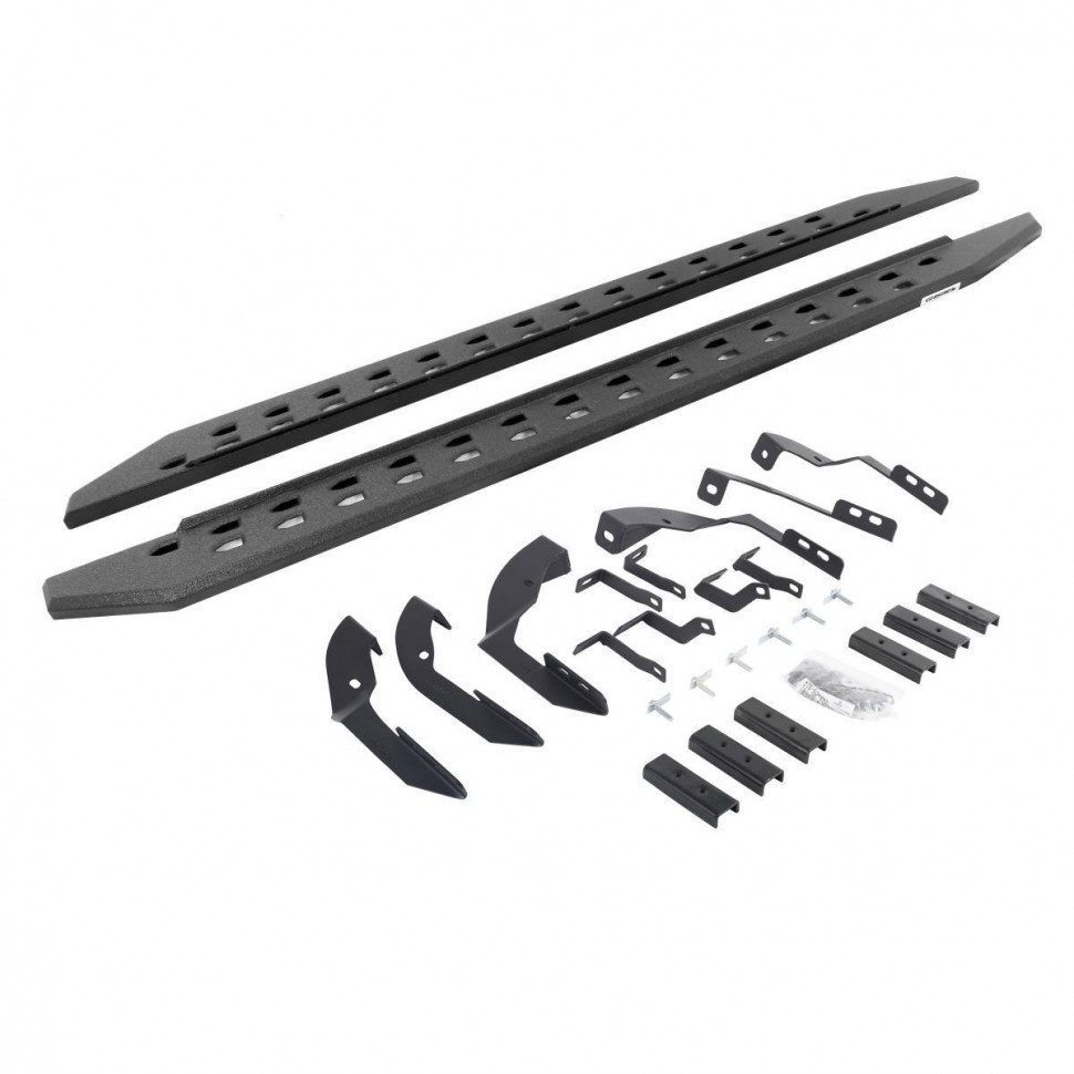 Подножки Chevrolet Silverado/GMC Sierra 2500/3500 15-19 Double Cab RB20 Slim Go Rhino 69404280ST