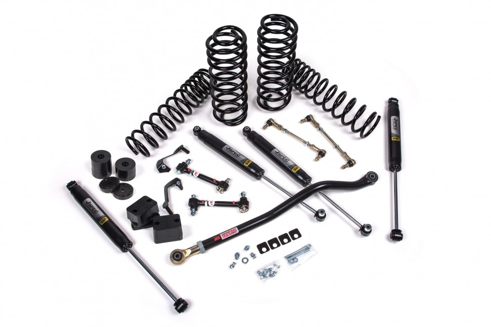 Лифт кит подвески 2.5" J-Venture Jeep Wrangler JL 18-22 4Door с амортизаторами Jspec/усиленные пружины JKS JSPEC118K