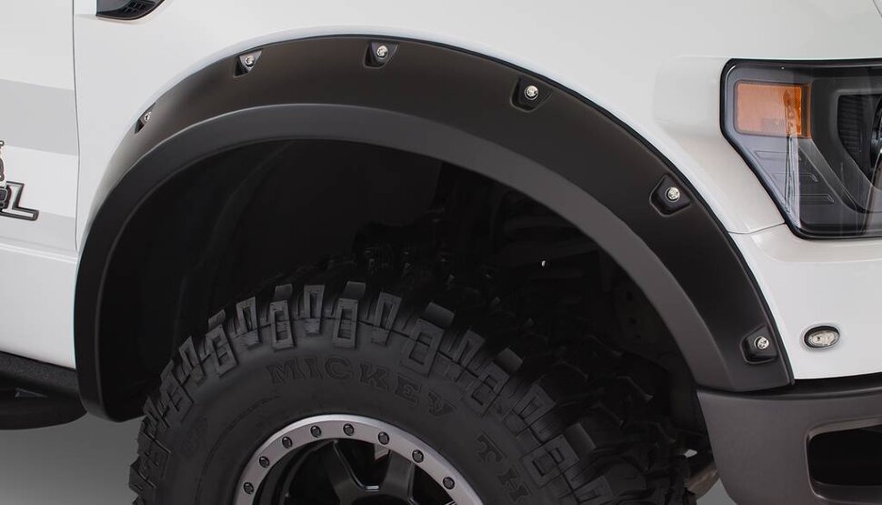 Расширители колесных арок Ford F-150 Raptor 10-14 Raptor перед 2шт. Pocket Style Bushwacker 20097-02