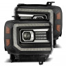 Комплект передних фар GMC Sierra 1500/2500/3500 14-18 PRO-Series AlphaRex 880613