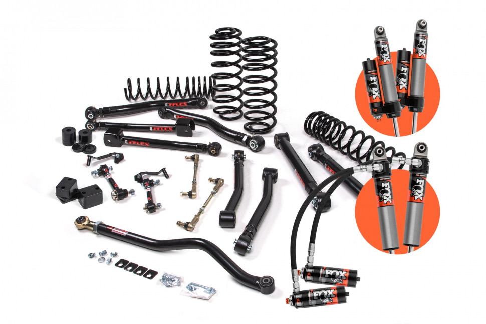 Лифт кит подвески 3.5" J-Krawl Jeep Wrangler JL 18-22 4Door с амортизаторами Fox 2.5 Elite/усиленные пружины JKS JSPEC128PES