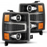 Комплект передних фар Chevrolet Silverado 1500 14-15 LUXX-Series AlphaRex 880242