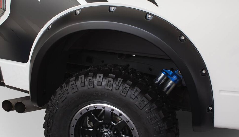 Расширители колесных арок Ford F-150 Raptor 10-14 Raptor задн 2шт. Pocket Style Bushwacker 20098-02