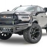 Передний бампер с защитной дугой Black Steel Dodge Ram 2500/3500/4500/5500 19-22 Fab Fours DR19-S4460-1