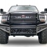 Передний бампер с защитной дугой Black Steel Dodge Ram 2500/3500/4500/5500 19-22 Fab Fours DR19-S4460-1