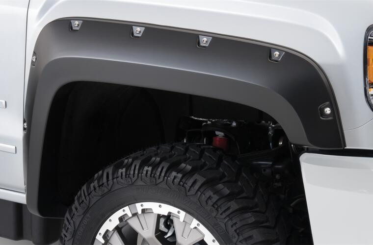 Расширители колесных арок GMC Sierra 2500/3500 15-19 к-кт 2шт перед Pocket Style Bushwacker 40133-02