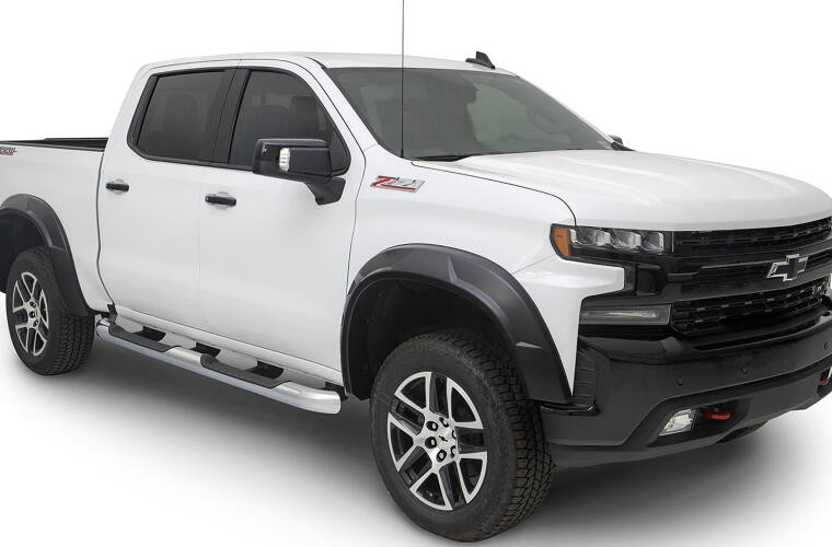 Расширители колесных арок Chevrolet Silverado 1500 19-22 к-кт 4 шт Black DRT Style Bushwacker 40984-02