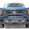 Передний бампер с центаральной дугой Matrix Ford F-150 21-22 Fab Fours FF21-X4752-1