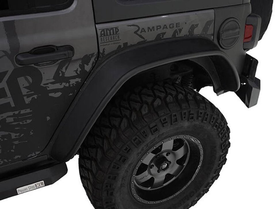 Расширители колесных арок Jeep Gladiator JT 20-25 задн 2шт. Flat Bushwacker 10104-07