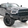 Передний бампер Black Steel Dodge Ram 2500/3500/4500/5500 19-22 Fab Fours DR19-S4461-1