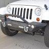 Передний бампер Jeep Wrangler JK/JL/Gladiator JT 06-22 DV8 Offroad FBSHTB-07