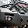 Передний бампер Premium с центаральной дугой GMC Sierra 2500/3500 15-19 Fab Fours GM14-A3152-1