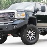Передний бампер Premium с центаральной дугой GMC Sierra 2500/3500 15-19 Fab Fours GM14-A3152-1