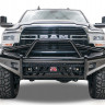 Передний бампер с центральной дугой Black Steel Dodge Ram 2500/3500/4500/5500 19-22 Fab Fours DR19-S4462-1