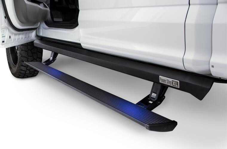 Выдвижные электрические пороги Ford F-150 15-20 SuperCrew Cab PowerStep XL AMP Research 77151-01A