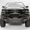 Передний бампер Premium с дугами Chevrolet Silverado 1500 16-18 Fab Fours CS16-F3850-1