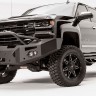Передний бампер Premium с дугами Chevrolet Silverado 1500 16-18 Fab Fours CS16-F3850-1