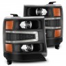 Комплект передних фар Chevrolet Silverado 1500 16-18 LUXX-Series AlphaRex 880234