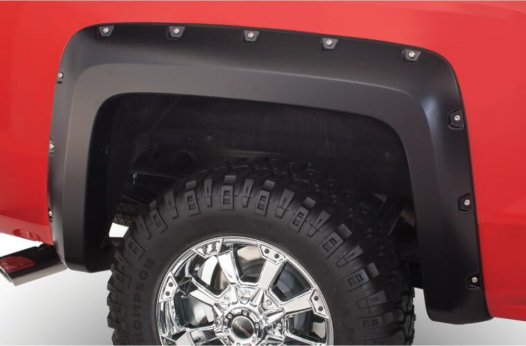 Расширители колесных арок Chevrolet Silverado 1500 14-18 5'9" к-кт 2шт зад Pocket Style Bushwacker 40120-02