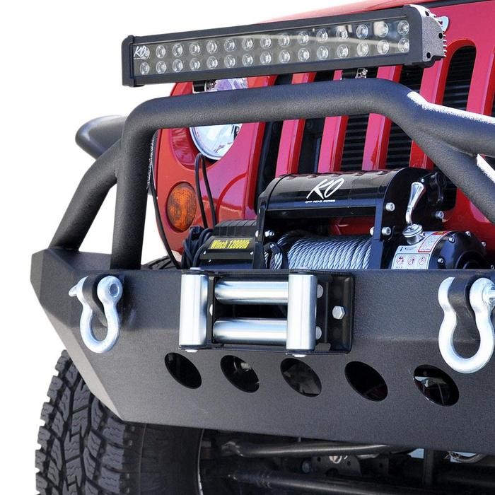 Передний бампер Jeep Wrangler JK/JL/Gladiator JT 06-22 DV8 Offroad FBSHTB-06
