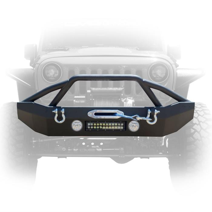 Передний бампер Jeep Wrangler JK/JL/Gladiator JT 06-22 DV8 Offroad FBSHTB-14