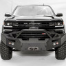 Передний бампер Premium с центаральной дугой Chevrolet Silverado 1500 16-18 Fab Fours CS16-F3852-1