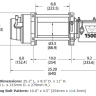 Автомобильная электрическая лебедка WARN M15000 HEAVYWEIGHT 12V (47801)