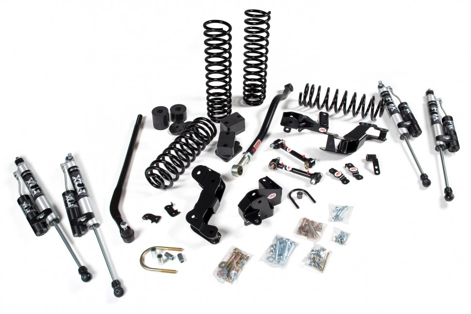 Лифт кит подвески 3.5" J-Kontrol Jeep Wrangler JK 07-18 4Door с амортизаторами FOX с резервуаром JKS JSPEC108KFR