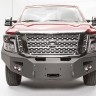 Передний бампер Premium Nissan Titan XD 16-19 Fab Fours NT16-F3751-1