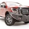 Передний бампер Premium Nissan Titan XD 16-19 Fab Fours NT16-F3751-1
