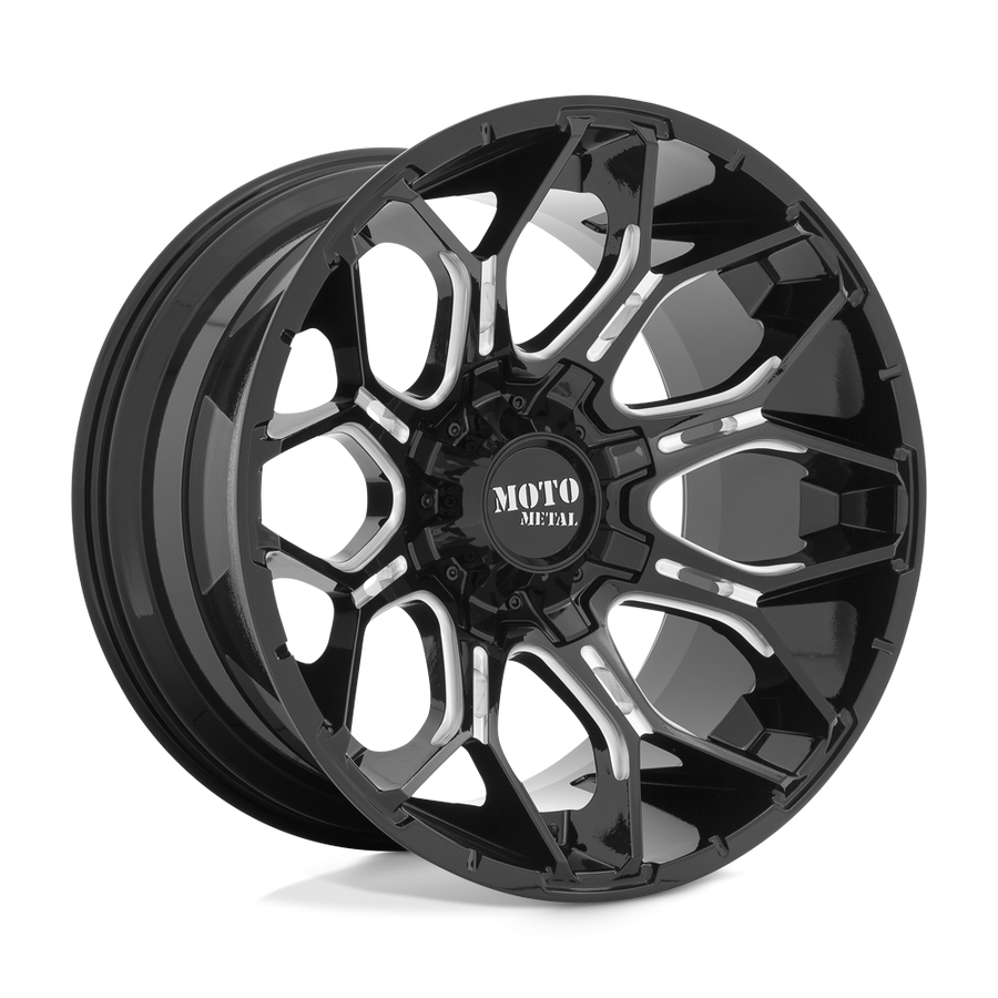 Колесный диск Moto Metal Sniper Gloss Black Milled 20x9 ET MO80829088300