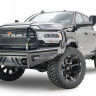 Передний бампер с защитной дугой Black Steel Dodge Ram 2500/3500/4500/5500 06-09 Fab Fours DR06-S1160-1