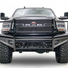 Передний бампер с защитной дугой Black Steel Dodge Ram 2500/3500/4500/5500 06-09 Fab Fours DR06-S1160-1