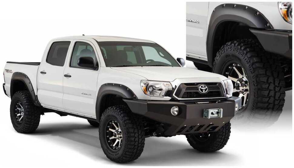 Расширители колесных арок Toyota Tacoma 12-15 к-кт 4 шт. Pocket Style Bushwacker 31927-02