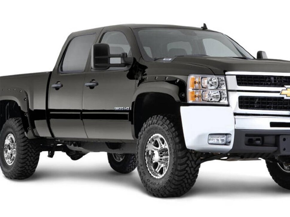 Расширители колесных арок Chevrolet Silverado 1500/2500/3500 14-19 к-кт 4 шт. Pocket Painted Bushwacker 40957-84