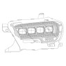 Комплект передних фар Toyota Tacoma 16-23 NOVA-Series AlphaRex 880705