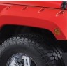 Расширители колесных арок Jeep Wrangler JK 07-18 к-кт 2шт перед Pocket Style Bushwacker 10077-02