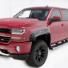 Расширители колесных арок Chevrolet Silverado 1500 14-18 к-кт 4 шт Black DRT Style Bushwacker 40944-02