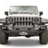 Передний бампер с центаральной дугой Matrix Jeep Wrangler JL/Gladiator JT 18-22 Fab Fours JL18-X4652-1