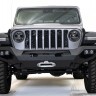 Передний бампер с центаральной дугой Matrix Jeep Wrangler JL/Gladiator JT 18-22 Fab Fours JL18-X4652-1