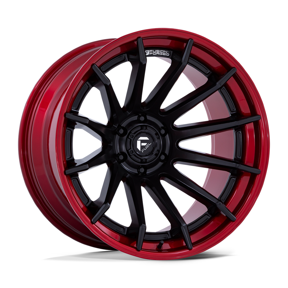 Колесный диск Fuel Off Road Burn Matte Black W/Candy Red Lip 24x12 ET-44 FC402MQ24126344N
