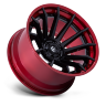 Колесный диск Fuel Off Road Burn Matte Black W/Candy Red Lip 24x12 ET-44 FC402MQ24126344N